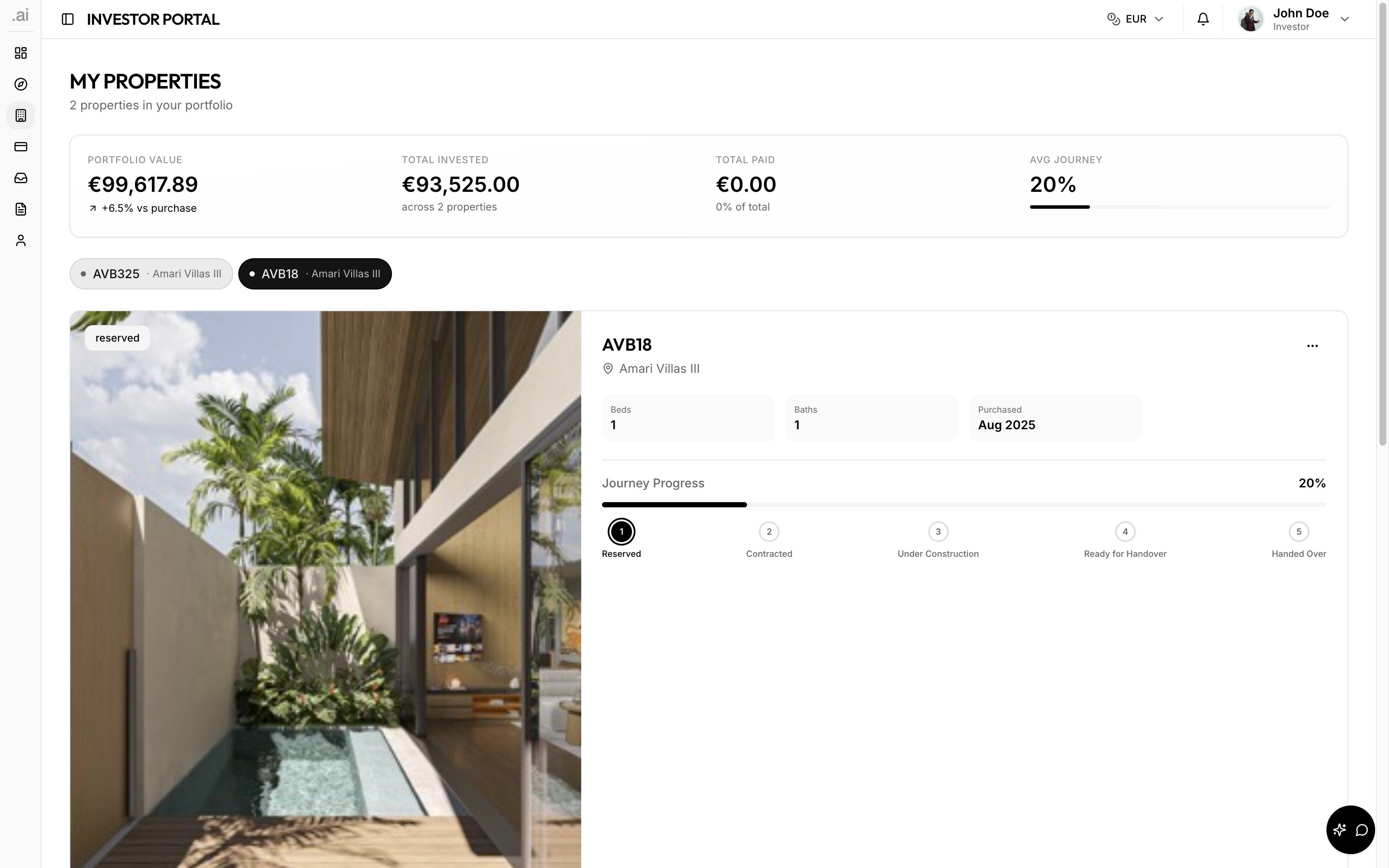 Investor portal that stops the calls