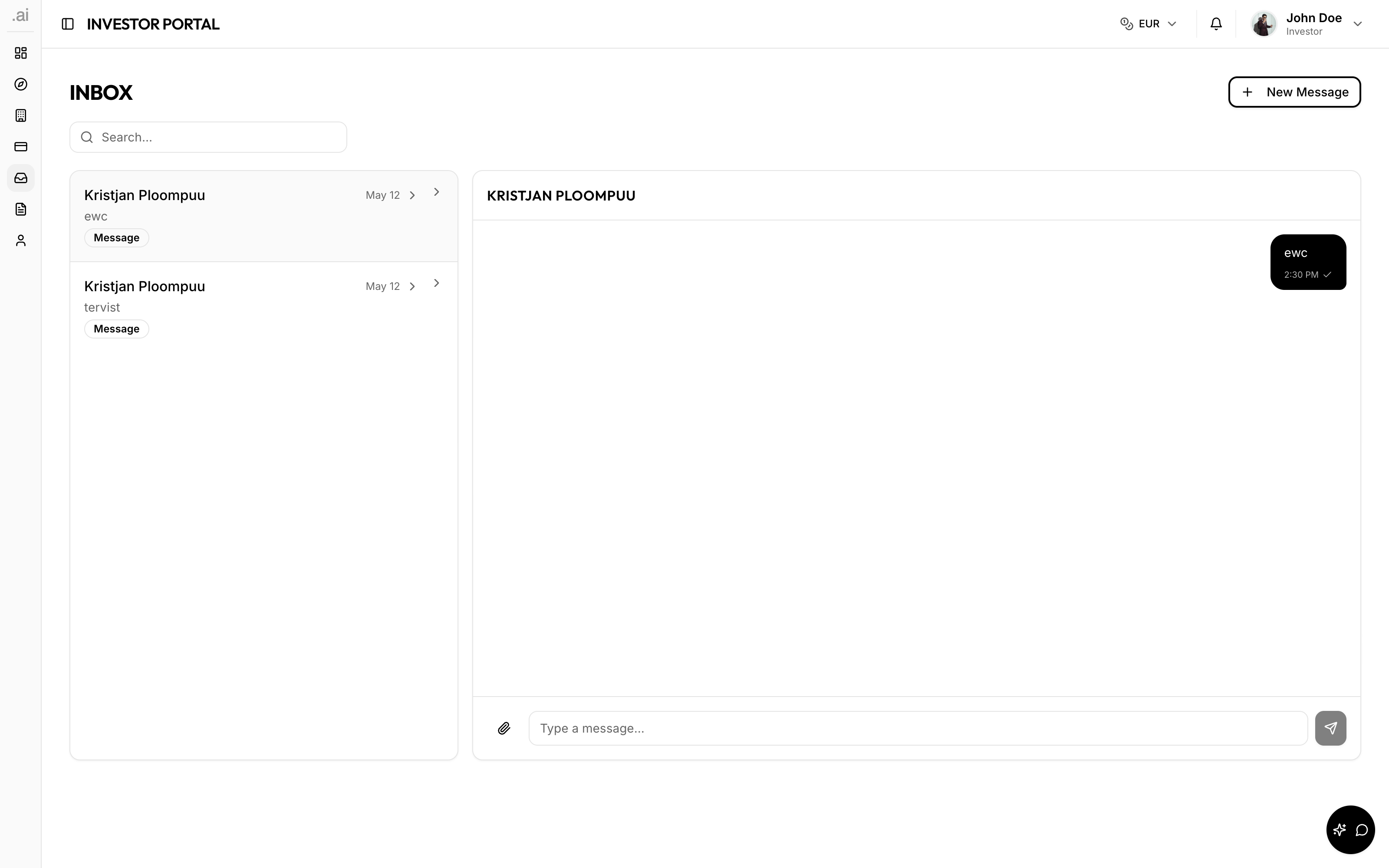 Direct messaging with your developer